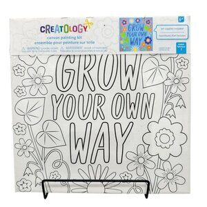 Creatology Canvas Painting Kit 10x10 Grow Your Own Way With Art Supplies NIP